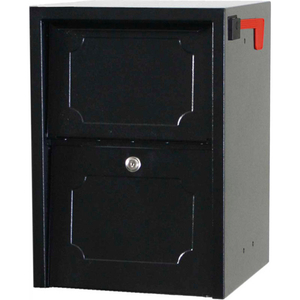WEEKEND AWAY SECURE MAILBOX WITH VAULT DVJR0060 - FRONT ACCESS - BLACK by Dvault Company WEEKEND AWAY SECURE MAILBOX WITH VAULT DVJR0060 - FRONT ACCESS - BLACK by Dvault Company