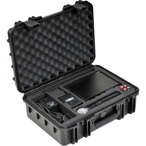 MIL-STD WATERPROOF CASE W/SHURE SLX/ULX CUSTOM INTERIOR 18-1/4"L X 13-13/16"W by SKB