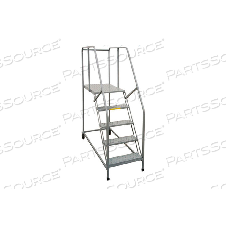 3 STEP, 24"W X 21"D STEEL ROLLING SINGLE ENTRY PLATFORM 