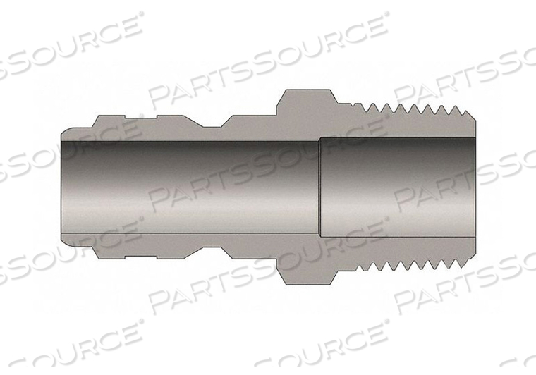 E-SERIES MNPT 1/4 PLUG 1/4 BR by Dixon Valve and Coupling