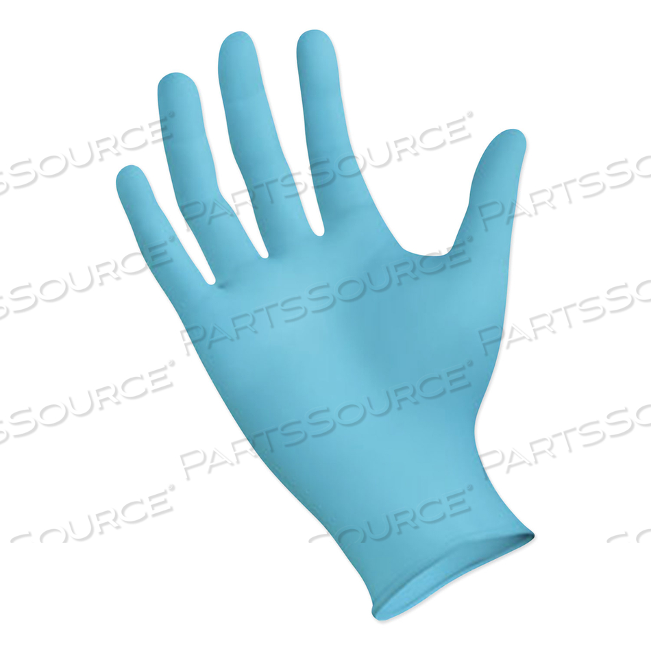 DISPOSABLE GENERAL-PURPOSE NITRILE GLOVES, MEDIUM, BLUE, 4 MIL by Boardwalk