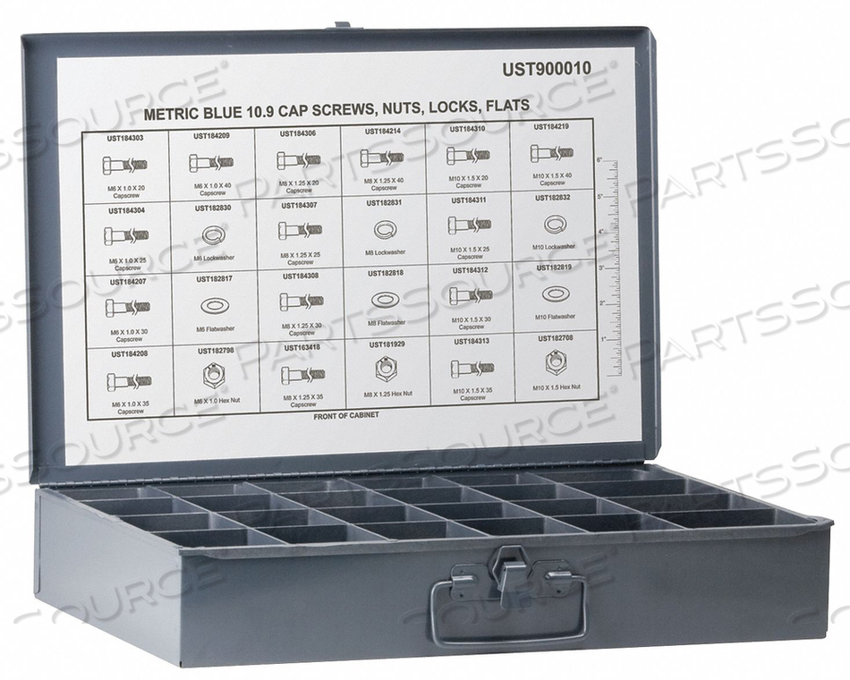 CAP SCREW ASST METRIC BLUE 525 PC 24 SZS by Metric Blue CAP SCREW ASST METRIC BLUE 525 PC 24 SZS by Metric Blue