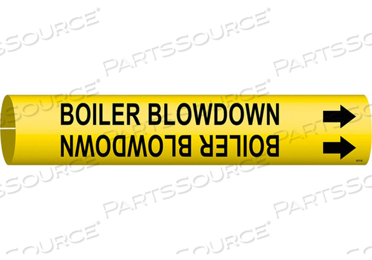 PIPE MRKR BOILER BLOW DOWN 3/4TO1-3/8 IN by Brady Americas