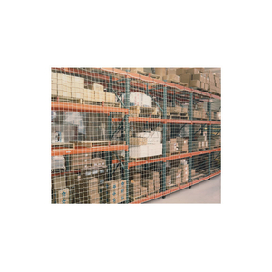 PALLET RACK NETTING THREE BAY, 369"W X 48"H, 4" SQ. MESH, 2500 LB RATING by Carron Net Co Inc