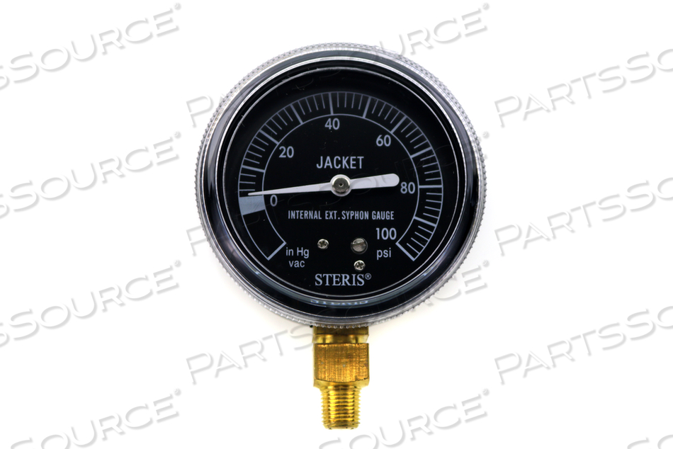 P007871051 STERIS Corporation PRESSURE GAUGE, 1/8 IN MPT, 2.5 IN DIAL