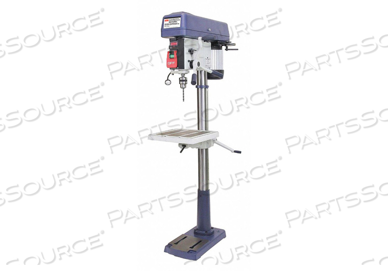 FLOOR DRILL PRESS BELT DRIVE 1 HP by DAYTON ELECTRIC MANUFACTURING CO