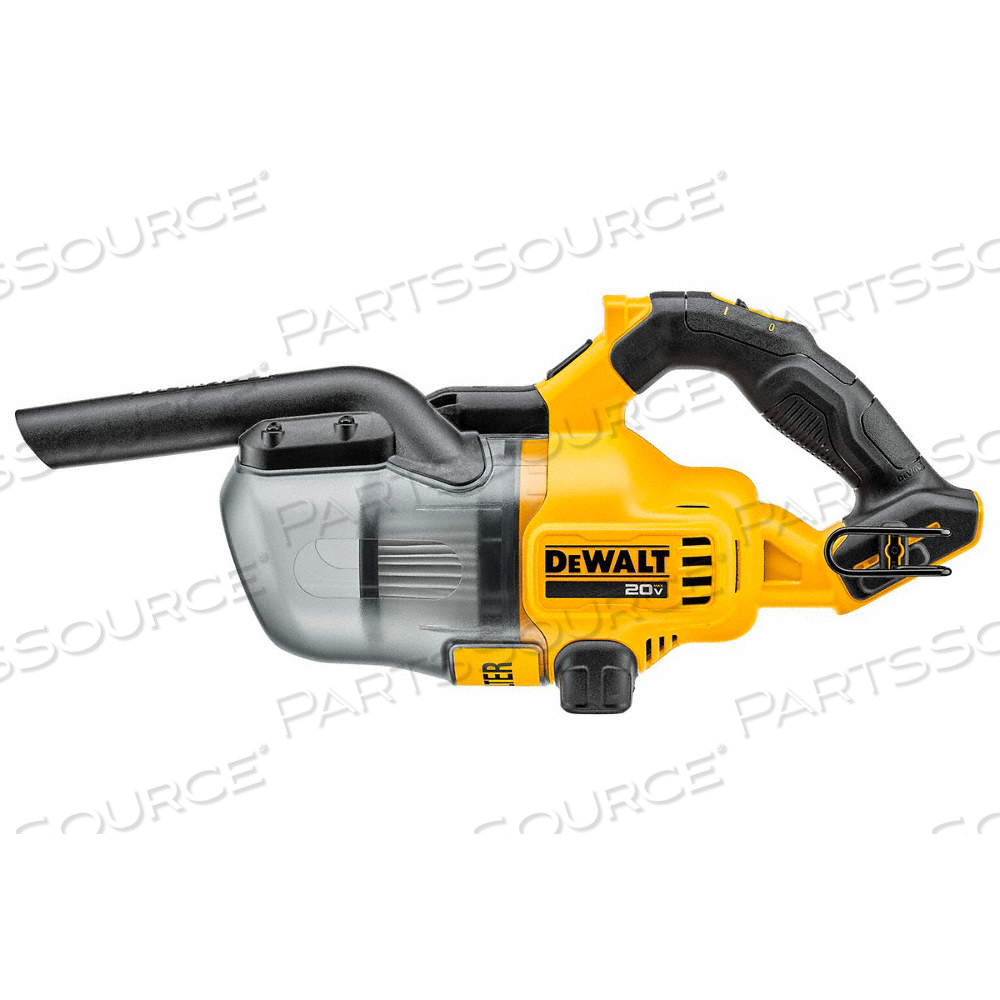 HANDHELD VACUUM: 46 CFM VACUUM AIR FLOW, 3.3 LB WT, LWA 87 DB(A) SOUND LEVEL, HEPA by DeWalt
