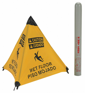 HANDY CONE WET FLOOR ENG/SP by Handy Cone