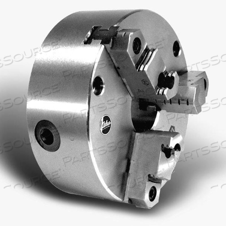 3 JAW SELF-CENTERING IRON BODY CHUCK - MED. DUTY - 10" DIA. - FLAT BACK by Pratt Burnerd America 3 JAW SELF-CENTERING IRON BODY CHUCK - MED. DUTY - 10" DIA. - FLAT BACK by Pratt Burnerd America