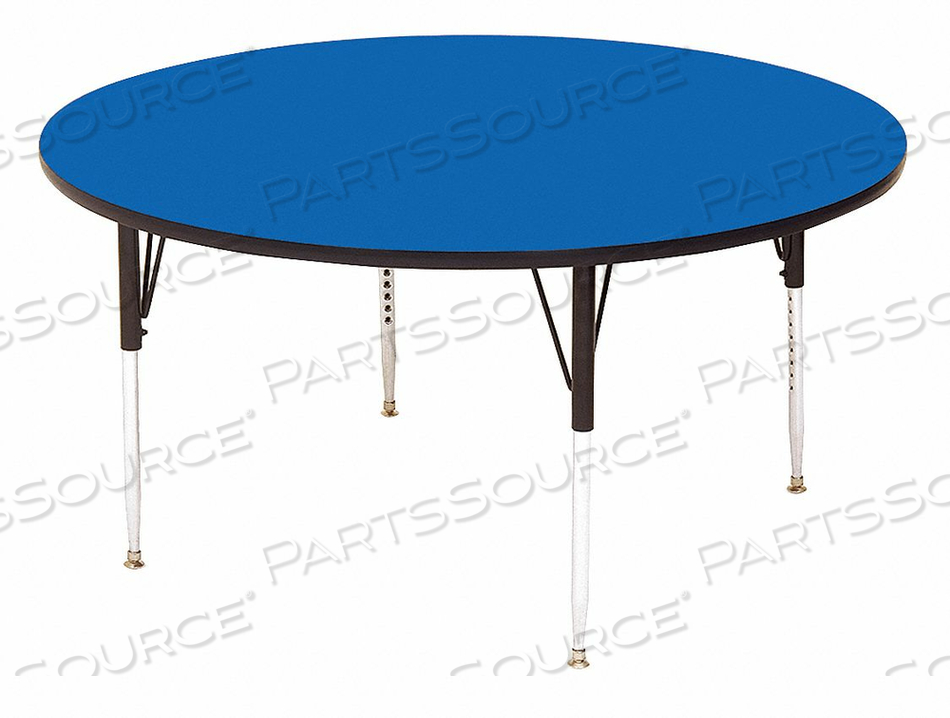 ACTIVITY TABLES, 60"L X 60"W, STANDARD HEIGHT, ROUND - BLUE by Correll ACTIVITY TABLES, 60"L X 60"W, STANDARD HEIGHT, ROUND - BLUE by Correll