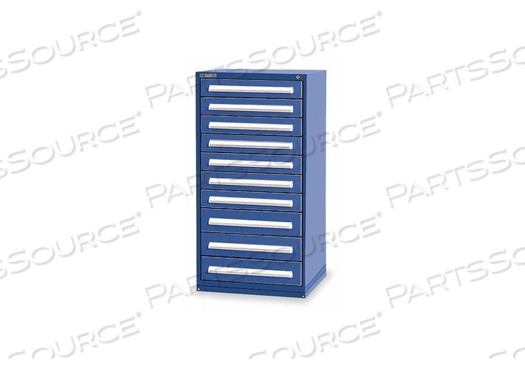 G8300 MOD DRAWER CAB 59 H 10 DRAWER DARK BLUE by Stanley Vidmar G8300 MOD DRAWER CAB 59 H 10 DRAWER DARK BLUE by Stanley Vidmar