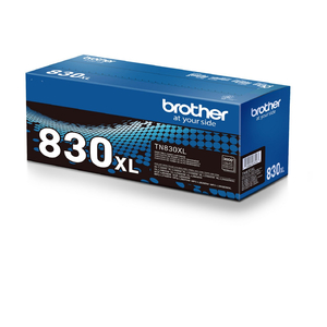 TN830XL HIGH-YIELD TONER, 3,000 PAGE-YIELD, BLACK by Brother