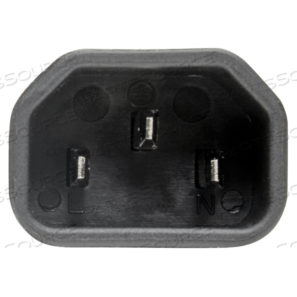 COMPUTER POWER CORD ADAPTER IEC C14 TO IEC C7 10A 250V BLACK by Tripp Lite COMPUTER POWER CORD ADAPTER IEC C14 TO IEC C7 10A 250V BLACK by Tripp Lite