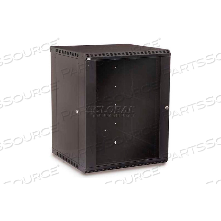 15U FIXED WALL MOUNT CABINET - GLASS DOOR by Kendall Howard LLC 15U FIXED WALL MOUNT CABINET - GLASS DOOR by Kendall Howard LLC