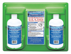 EYE WASH STATION 2-32 OZ BOTTLES by Physicianscare