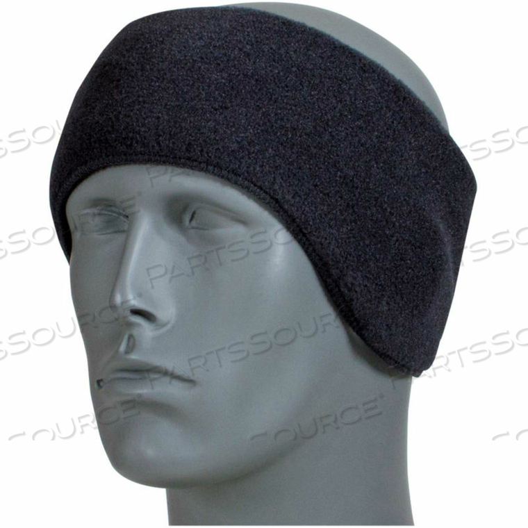 FLEECE HEADBAND, BLACK by RefrigiWear