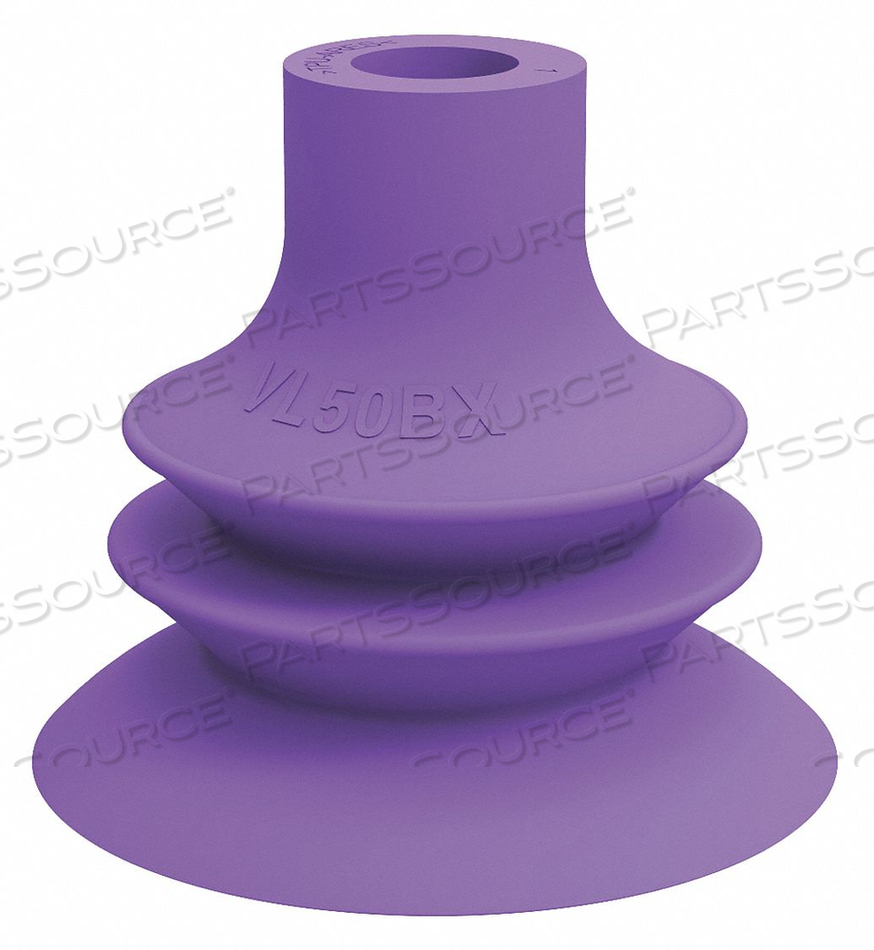 SUCTION CUP PURPLE 50MM DIA 44MM H PK5 by Valuline