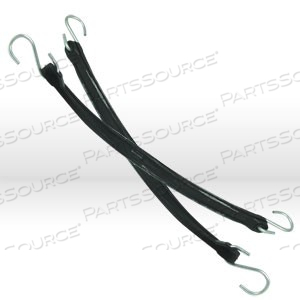 90015 CSM TARPS TARP STRAPS,EPDM RUBBER,HOOKS ASSEMBLED,15" TARP STRAP,BLACK by Kotap