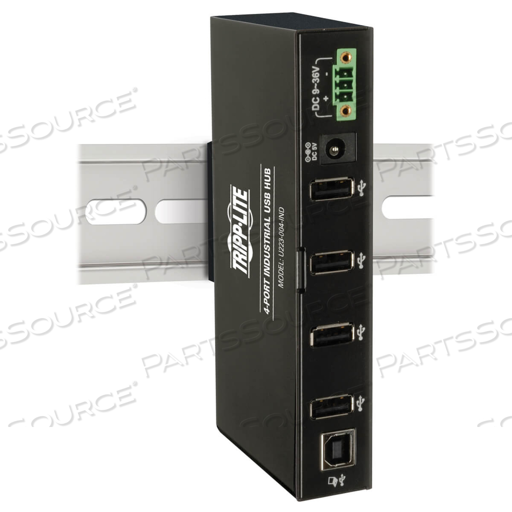 4-PORT RUGGED INDUSTRIAL USB 2.0 HI-SPEED HUB 15KV ESD IMMUNITY by Tripp Lite 4-PORT RUGGED INDUSTRIAL USB 2.0 HI-SPEED HUB 15KV ESD IMMUNITY by Tripp Lite