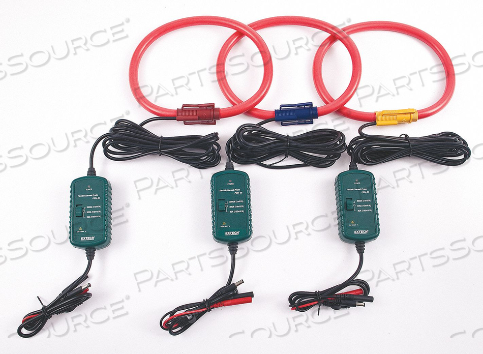 3000A FLEXIBLE CURRENT PROBES PQ SERIES, SET OF 3 by Extech Instruments