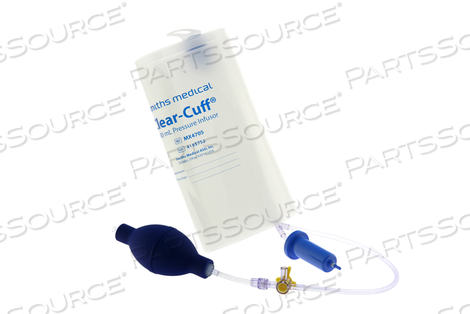 PRESSURE INFUSOR BAG, CLEAR-CUFF®, 500ML CAPACITY, LATEX LATEX/LATEX-FREE, DISPOSABLE by Smiths Medical PRESSURE INFUSOR BAG, CLEAR-CUFF®, 500ML CAPACITY, LATEX LATEX/LATEX-FREE, DISPOSABLE by Smiths Medical