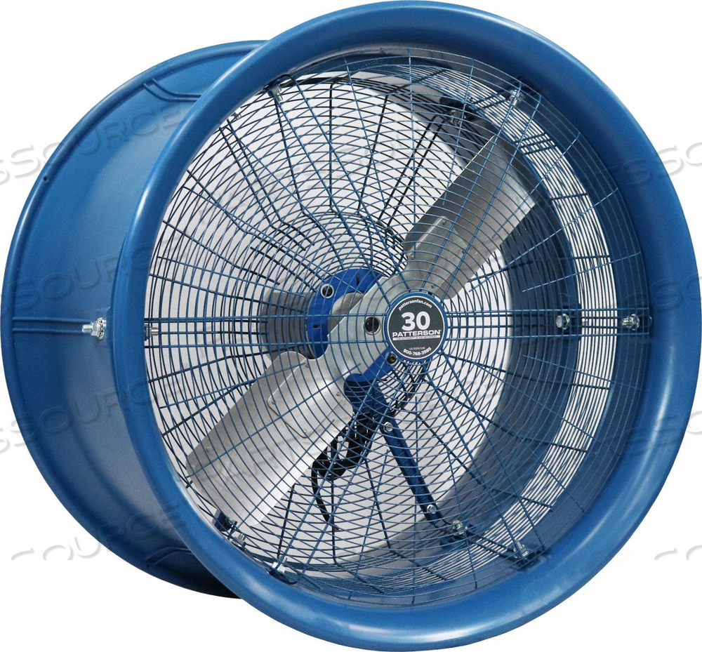 HIGH-VELOCITY INDUSTRIAL FAN BLUE 37IN L 