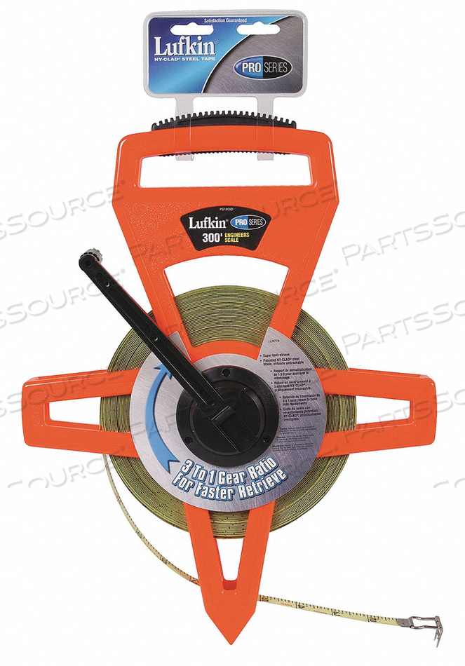 TAPE MEASURE 1/2 INX300 FT ORANGE/BLACK by Lufkin TAPE MEASURE 1/2 INX300 FT ORANGE/BLACK by Lufkin