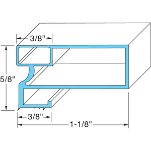 DOOR GASKET 31 1/4" X 61 5/8" by Arctic Air