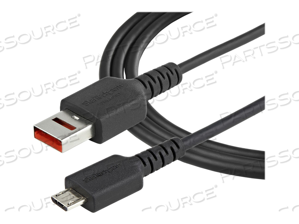 3FT (1M) SECURE CHARGING CABLE, USB-A TO MICRO USB DATA BLOCKER CHARGE-ONLY CABLE, POWER-ONLY CHARGER CABLE FOR PHONE/TABLET, DATA BLOCKING by StarTech.com Ltd. 3FT (1M) SECURE CHARGING CABLE, USB-A TO MICRO USB DATA BLOCKER CHARGE-ONLY CABLE, POWER-ONLY CHARGER CABLE FOR PHONE/TABLET, DATA BLOCKING by StarTech.com Ltd.
