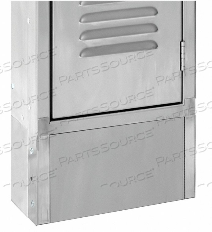 LOCKER FRONT BASE W 12 IN H 6 IN SS by Hallowell LOCKER FRONT BASE W 12 IN H 6 IN SS by Hallowell