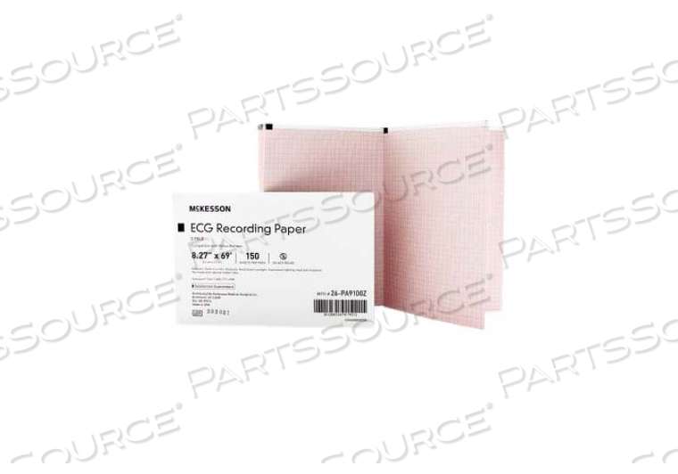 ECG RECORDING PAPER (150 PER PKG) by McKesson