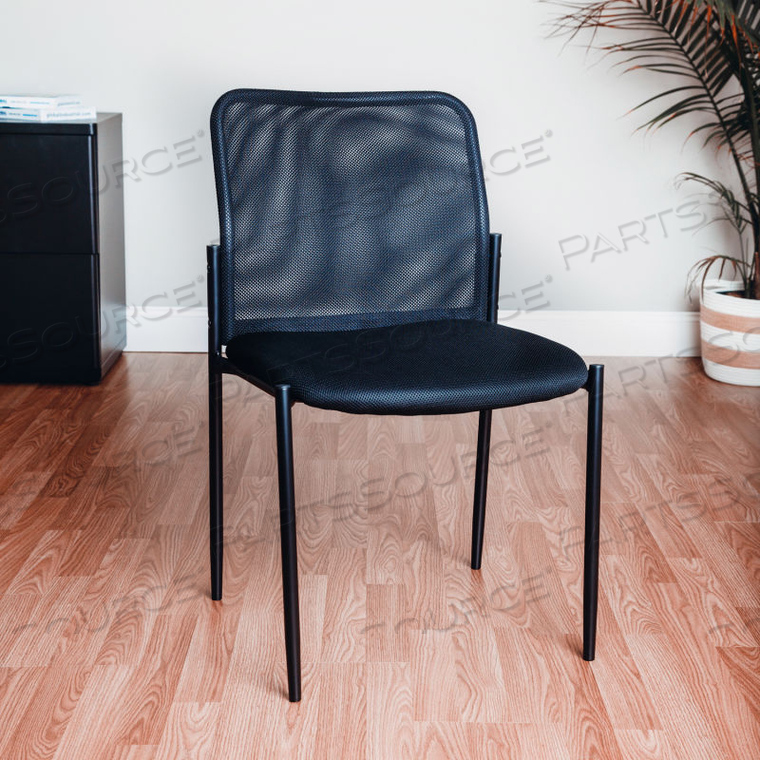 INTERION MESH BACK GUEST CHAIR - BLACK by Global Seating Solutions LLC