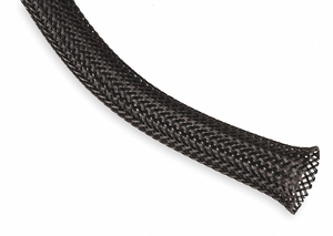 BRAIDED SLEEVING 0.375 IN. 10 FT. BLACK by Techflex