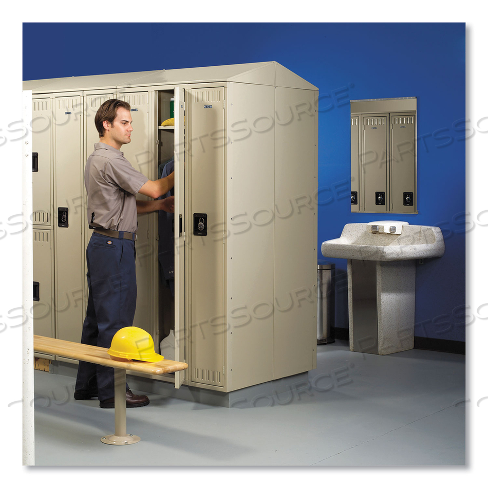 BOX LOCKR/COAT ROD LVRED 6 WD 6 TR SAND by Tennsco Corp.