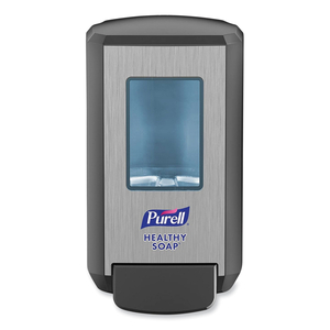 CS4 SOAP PUSH-STYLE DISPENSER, 1,250 ML, 4.88 X 8.8 X 11.38, GRAPHITE by Purell CS4 SOAP PUSH-STYLE DISPENSER, 1,250 ML, 4.88 X 8.8 X 11.38, GRAPHITE by Purell