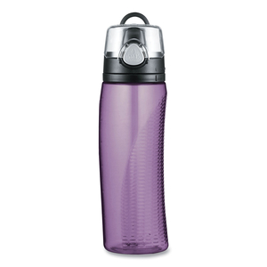 INTAK BY THERMOS HYDRATION BOTTLE WITH METER, 24 OZ, PURPLE, POLYESTER by Thermos