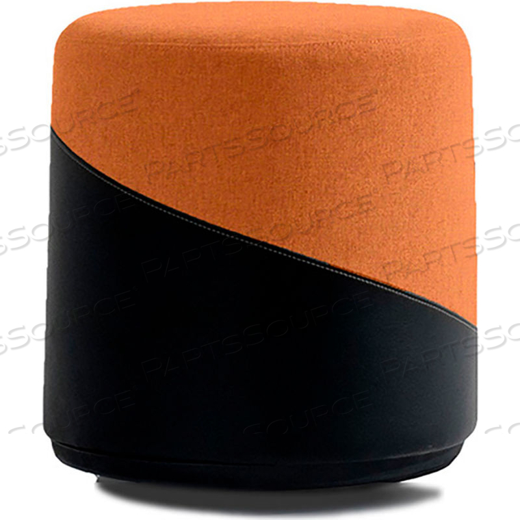 PLASTICS BOODY ACTIVE SOFT SEATING - TANGERINE/BLACK 