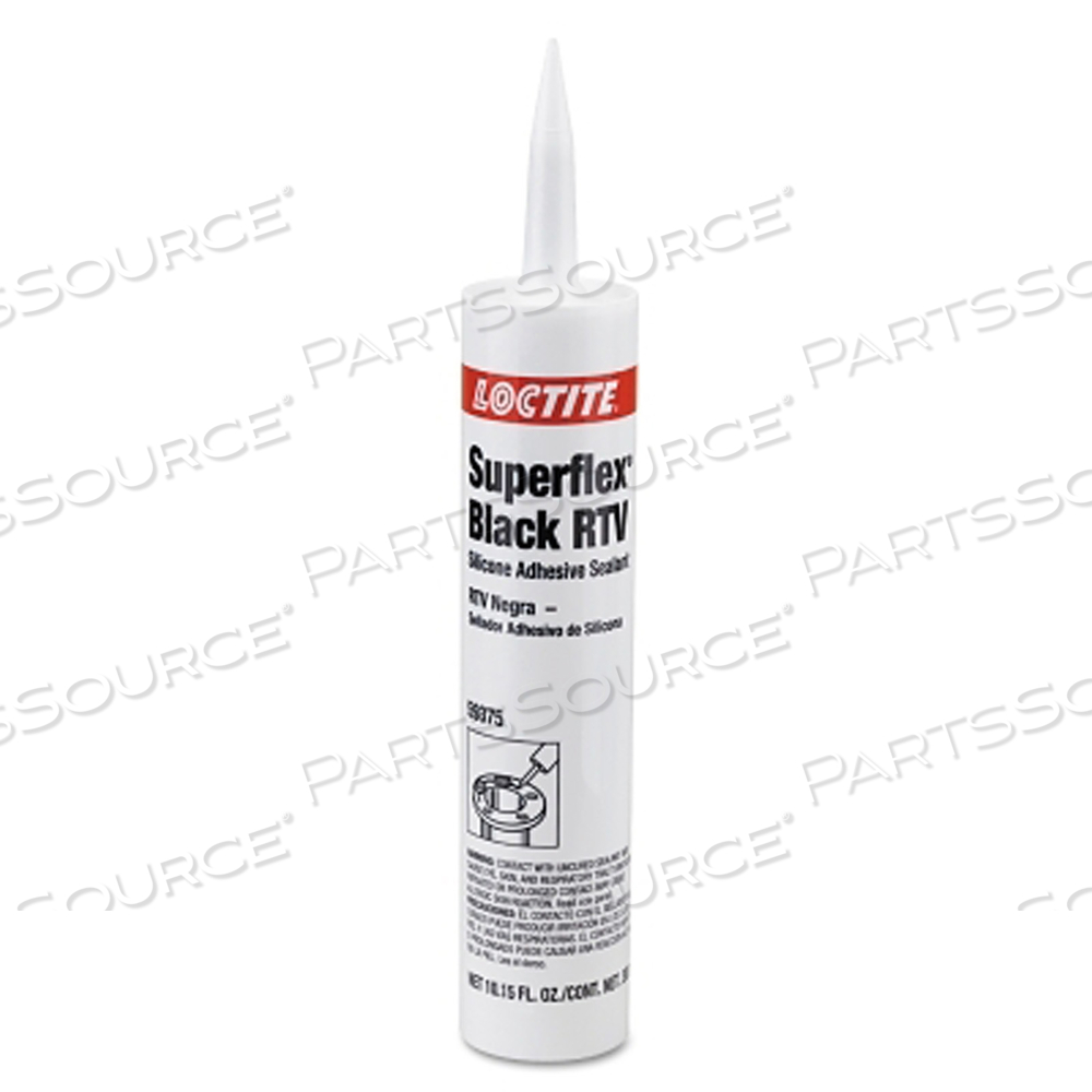 SUPERFLEX RTV, SILICONE ADHESIVE SEALANT, 300 ML CARTRIDGE, BLACK by Loctite Brand