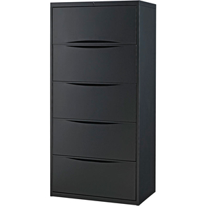 INTERION 30" PREMIUM LATERAL FILE CABINET 5 DRAWER BLACK by Jiaxing Haihong Mechanical & Electrical