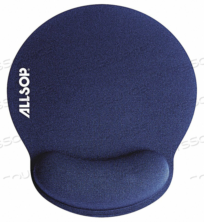 MOUSE PAD W/WRIST SUPPORT BLUE FOAM by Allsop