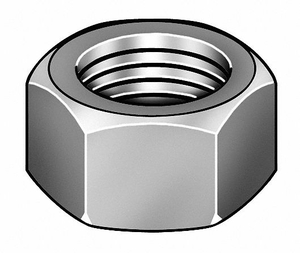 HEX NUT 3/8-16 GR 8 ST ARMOR COAT PK100 by Armor Coat