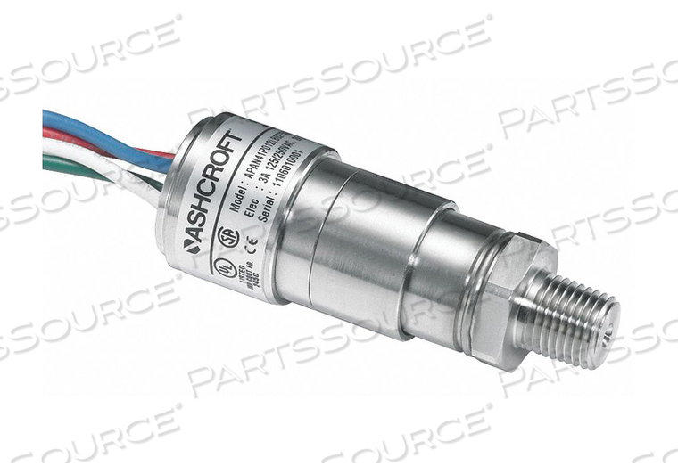 PRESSURE SWITCH SPDT 10 TO 100 PSI 1/4 by Ashcroft Inc.