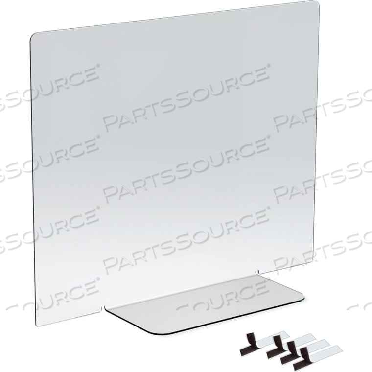 DISPLAYS COUNTERTOP SNEEZE GUARD, ACRYLIC 23-1/2"W X 30-1/2"H by Braeside Holdings LLC DISPLAYS COUNTERTOP SNEEZE GUARD, ACRYLIC 23-1/2"W X 30-1/2"H by Braeside Holdings LLC