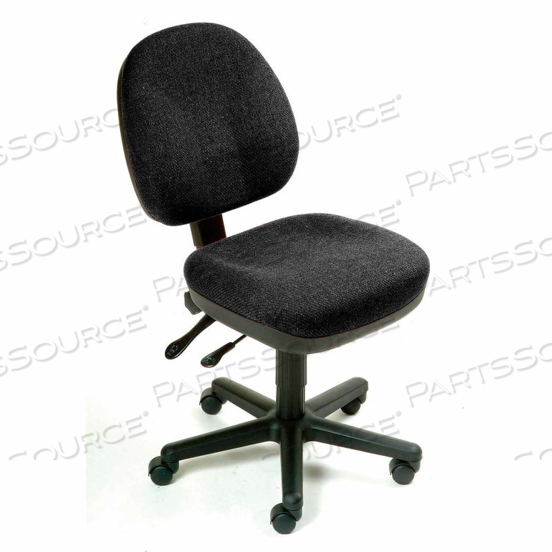 INTERION TASK CHAIR - FABRIC - BLACK by Approved Vendor