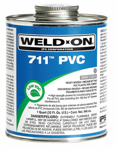 PIPE CEMENT GRAY 8 OZ PVC by Weld-On