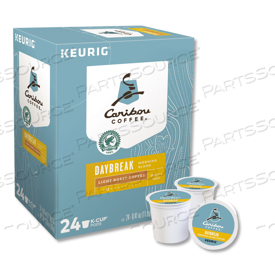 DAYBREAK MORNING BLEND COFFEE K-CUPS by Caribou Coffee DAYBREAK MORNING BLEND COFFEE K-CUPS by Caribou Coffee