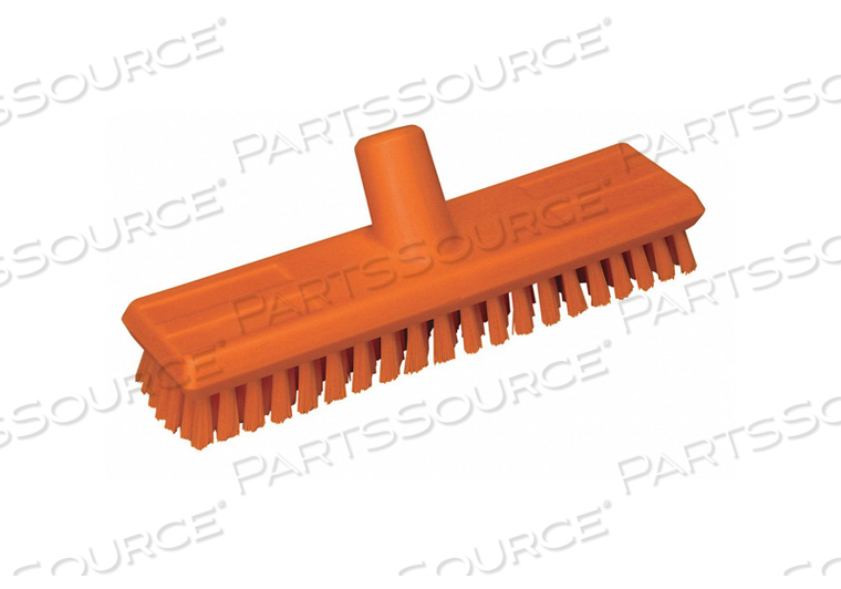 VIKAN 11" WATERFED DECK SCRUB- EXTRA STIFF, ORANGE by Vikan VIKAN 11" WATERFED DECK SCRUB- EXTRA STIFF, ORANGE by Vikan