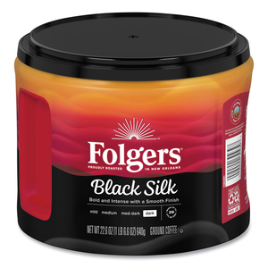 COFFEE, BLACK SILK, 22.6 OZ CANISTER by Folgers