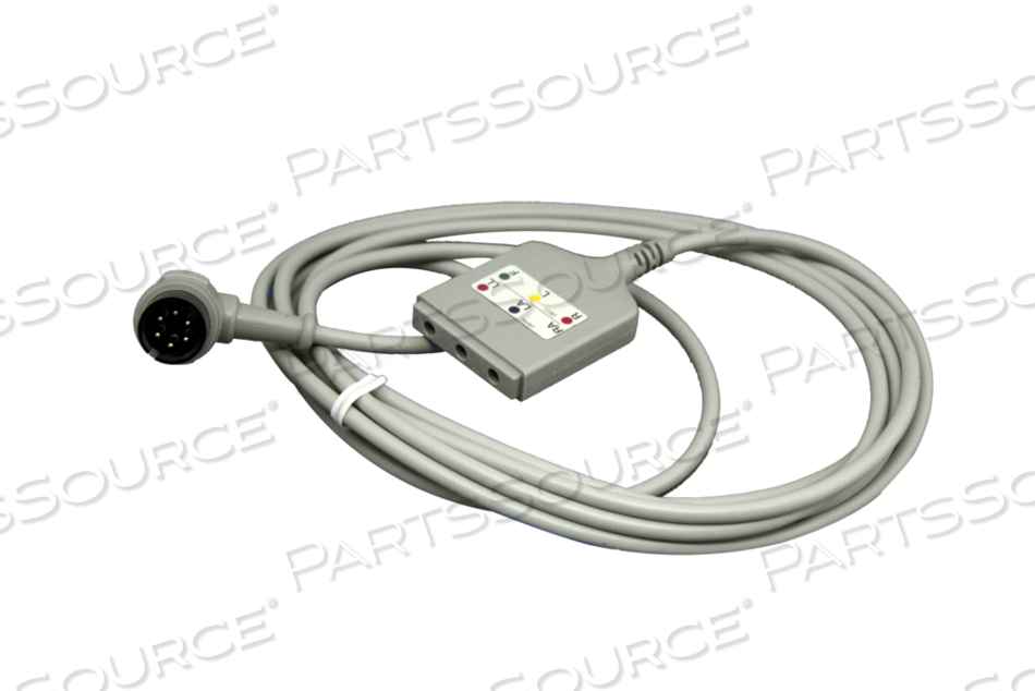 HEALTHCARE 3 LEAD 10 FT ECG CABLE 