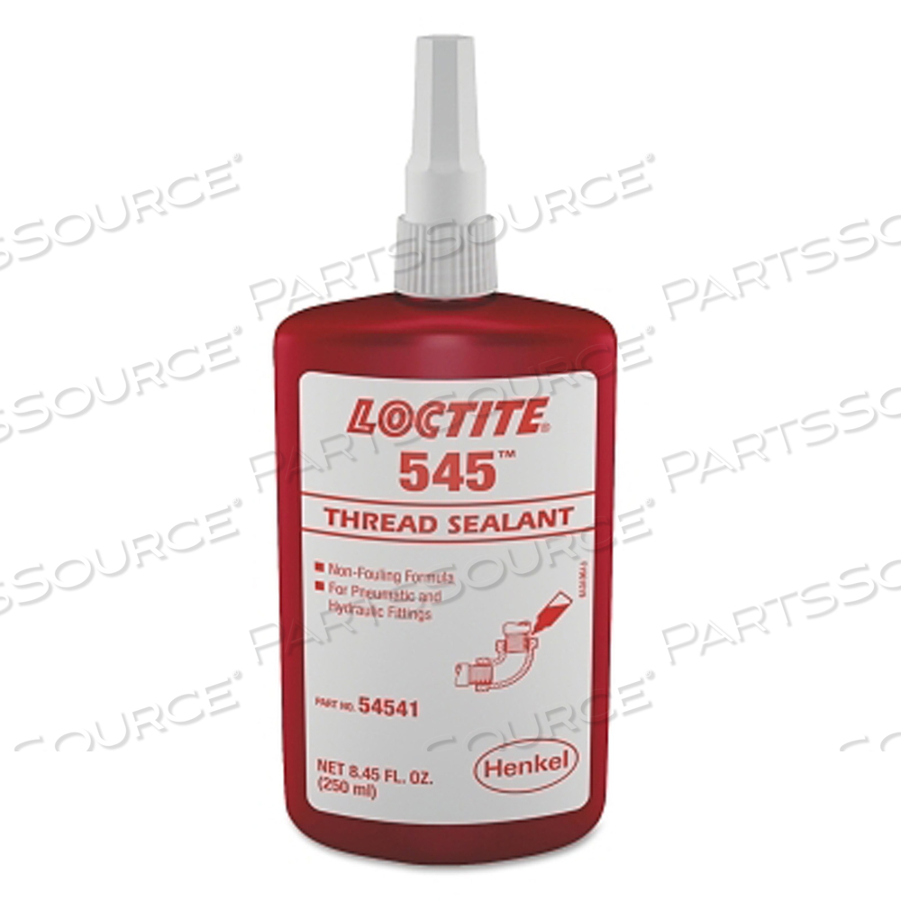545 THREAD SEALANT, HYDRAULIC/PNEUMATIC FITTING, 250 ML BOTTLE, PURPLE by Loctite Brand